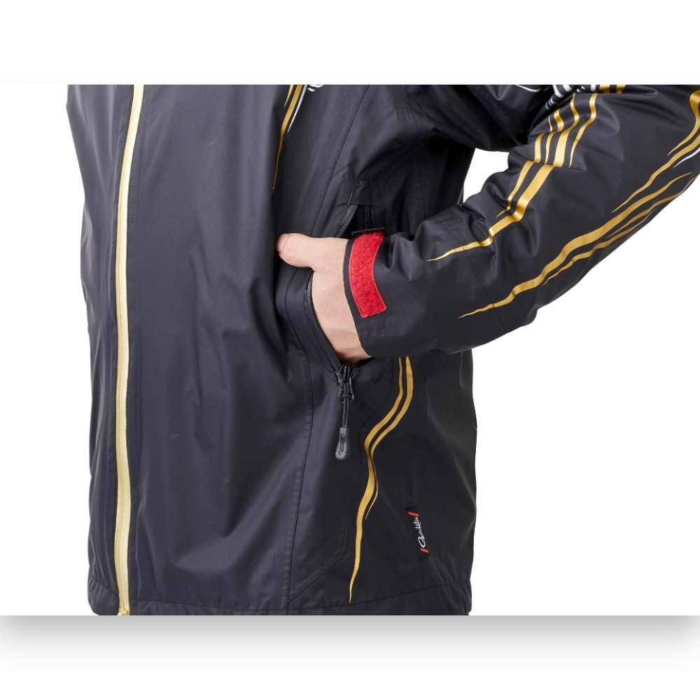 中壢紅海釣具【gamakatsu】 GM-3718  黑色釣魚套裝  24年款 雨衣套裝-細節圖8