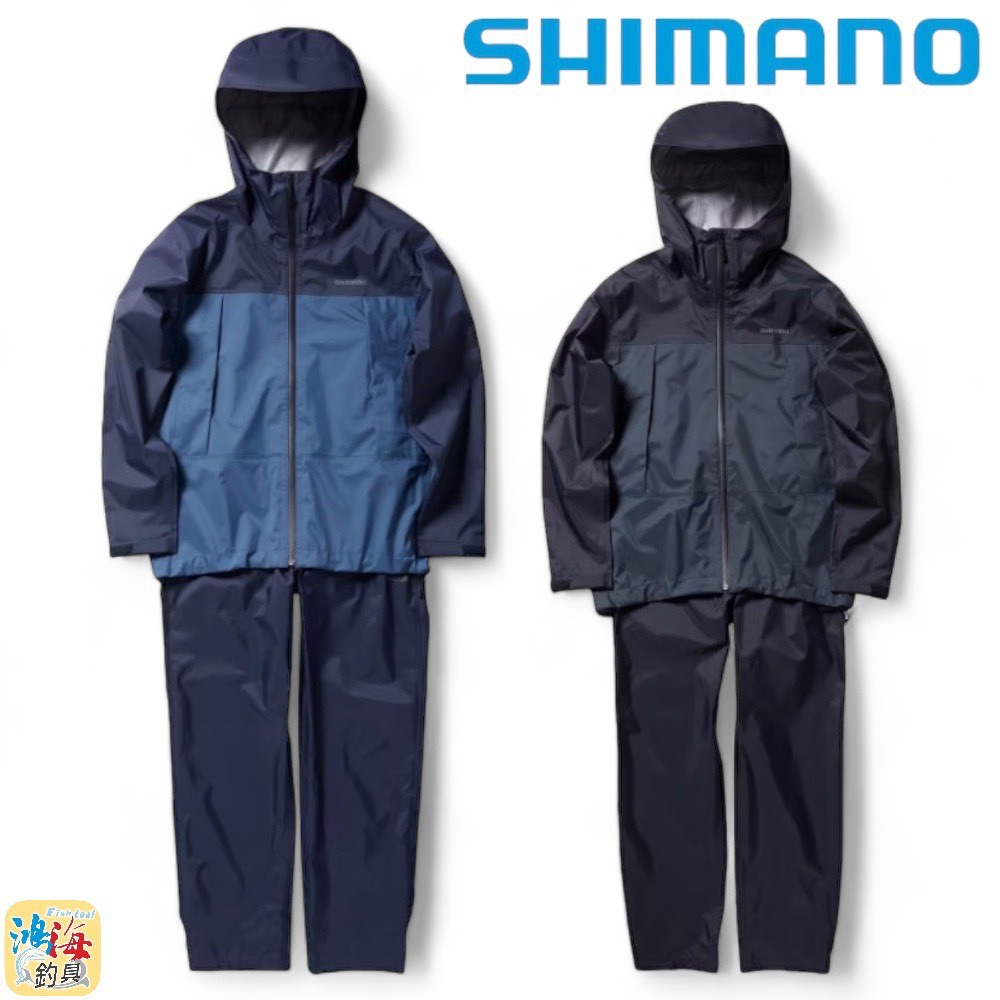 中壢鴻海釣具《SHIMANO》 RA-047X 3層面料釣魚雨衣套裝24年新款-細節圖2