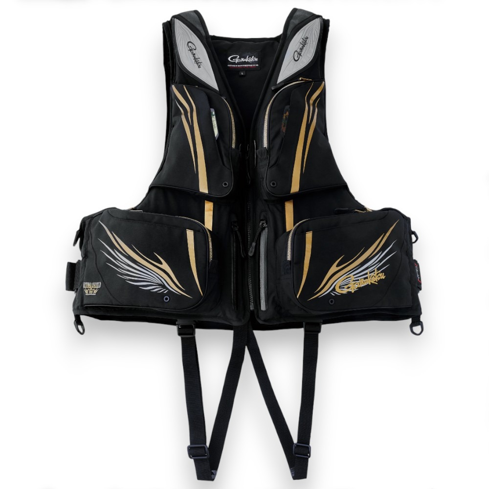 紅海釣具企業社【gamakatsu】GM-2197 黑色  (ATTENDER) 救生衣 24年新款-細節圖2