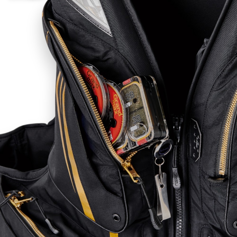 紅海釣具企業社【gamakatsu】GM-2197 黑色  (ATTENDER) 救生衣 24年新款-細節圖7