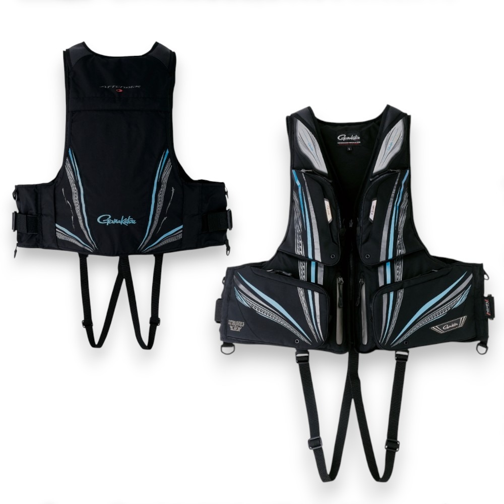 紅海釣具企業社【gamakatsu】GM-2197 黑色  (ATTENDER) 救生衣 24年新款-規格圖9