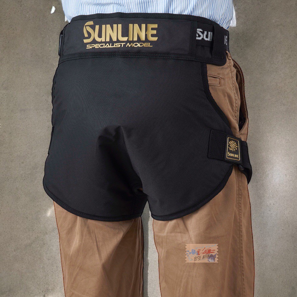 中壢鴻海釣具《SUNLINE》 SUH-144 黑色臀部保護墊-細節圖6