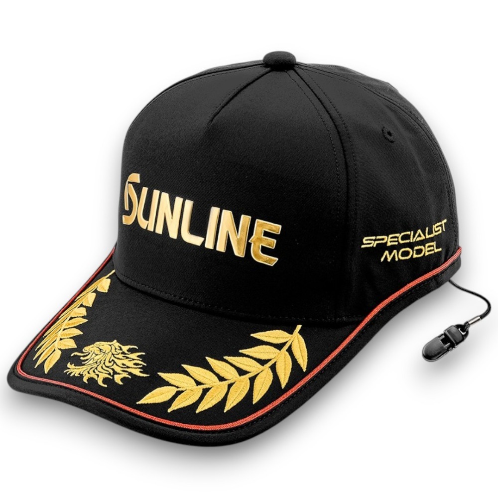 中壢紅海釣具【SUNLINE】CP-3407 黑色 白色獅子LOGO 釣魚帽 (26年春夏款) 磯釣帽 防風帽 遮陽帽-規格圖7