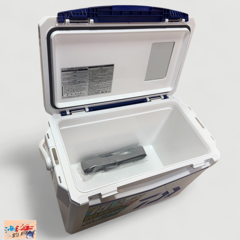 紅海釣具企業社【DAIWA】 COOL LINE ALPHA 3 GU1500X 藍白色冰箱-有投入孔-細節圖4