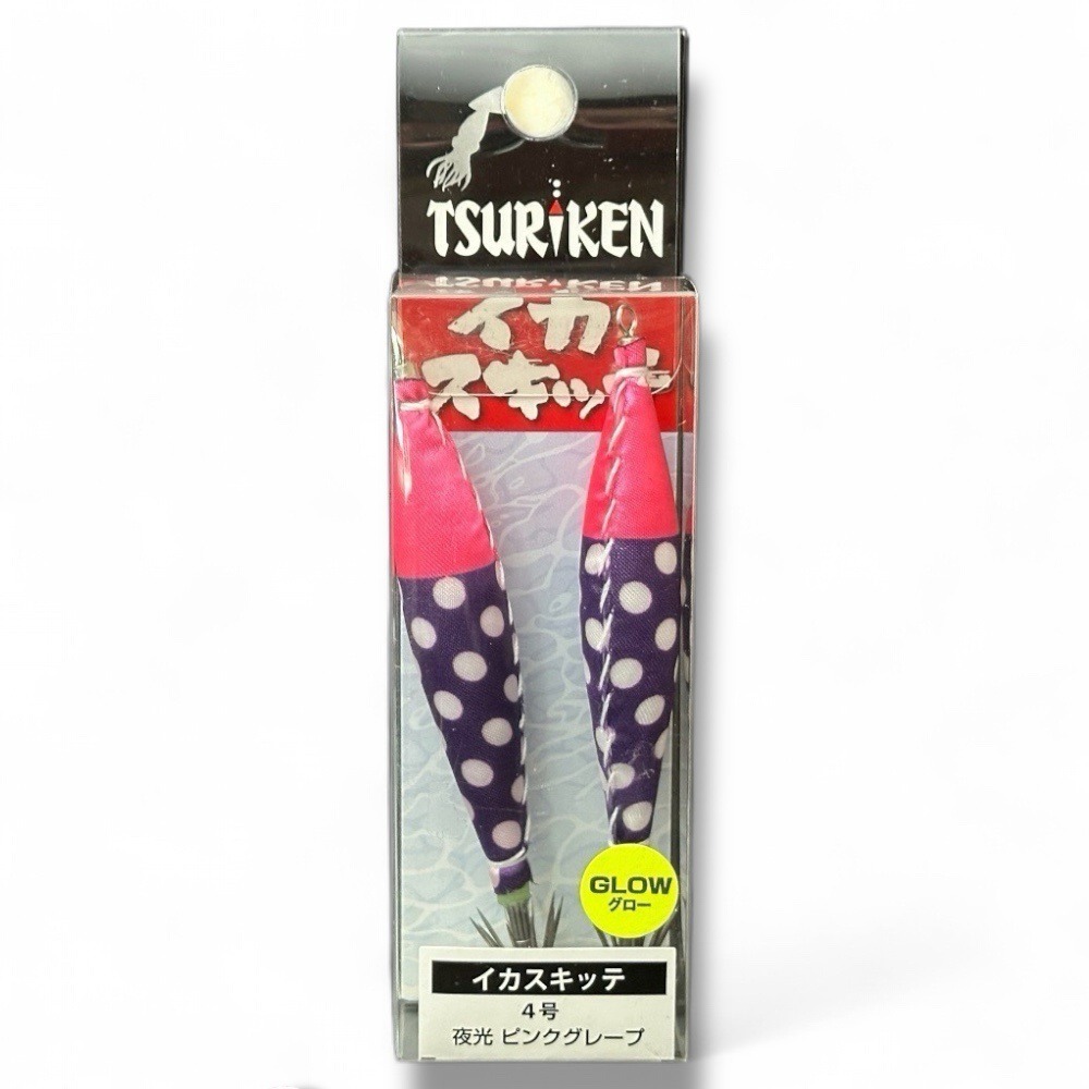 紅海釣具企業社《TSURIKEN 釣研》布卷 透抽布捲 船釣透抽 軟絲 イカスキッテ 4号透抽布捲-2入 24年新色-規格圖7