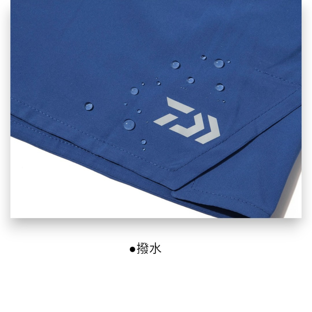 中壢紅海釣具【DAIWA】DP-8926 黑色輕便短褲 2026春夏 防潑水 彈性伸縮 抗UV 釣魚短褲 戶外機能褲-細節圖5