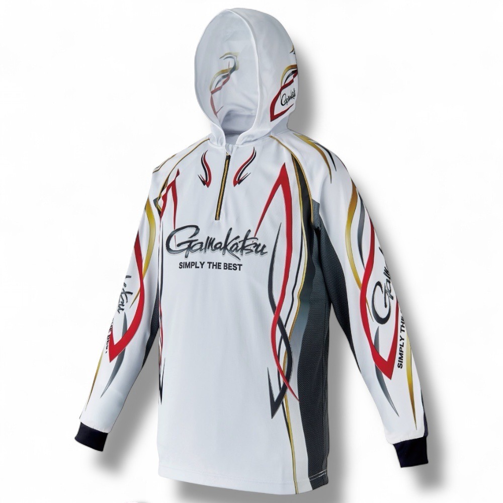 中壢鴻海釣具【gamakatsu】 GM-3736 吸水速乾 連帽長袖釣魚衫 防曬衣 釣魚衣  追加25年新色-規格圖8