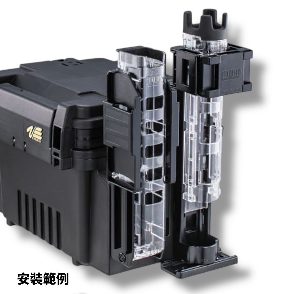 中壢紅海釣具【MEIHO】明邦 VS-7055N 黑色 黑綠色 工具箱-細節圖5