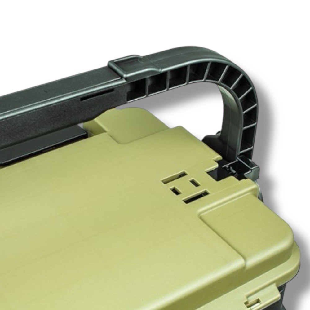 中壢紅海釣具【MEIHO】明邦 VS-7055N 黑色 黑綠色 工具箱-細節圖6