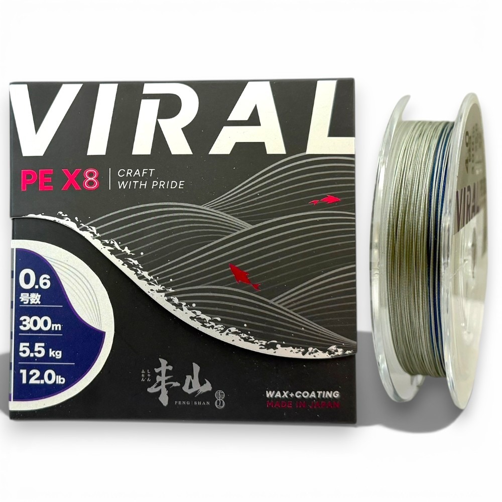 中壢紅海釣具【FENGSHAN 丰山】VIRAL SERISES 丰潮粉 丰潮銀 PE-X8 8股PE線-規格圖10