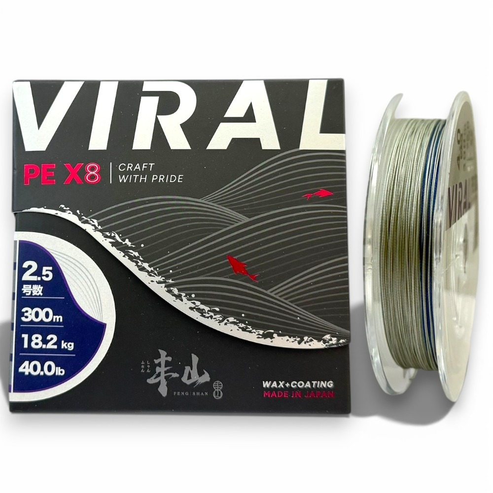 中壢紅海釣具【FENGSHAN 丰山】VIRAL SERISES 丰潮粉 丰潮銀 PE-X8 8股PE線-規格圖10