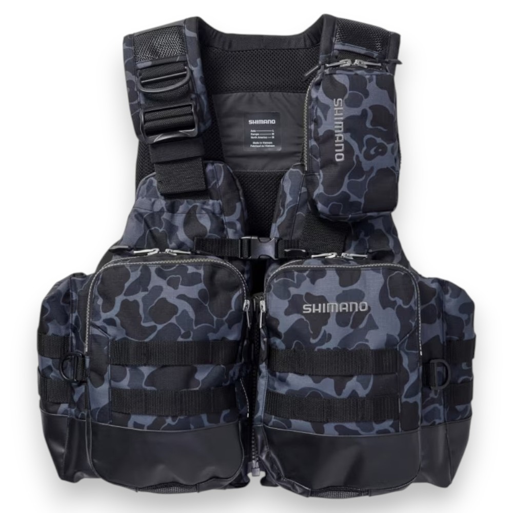 中壢紅海釣具【SHIMANO】VF-274W 黑色浮力釣魚背心 路亞救生背心-規格圖11