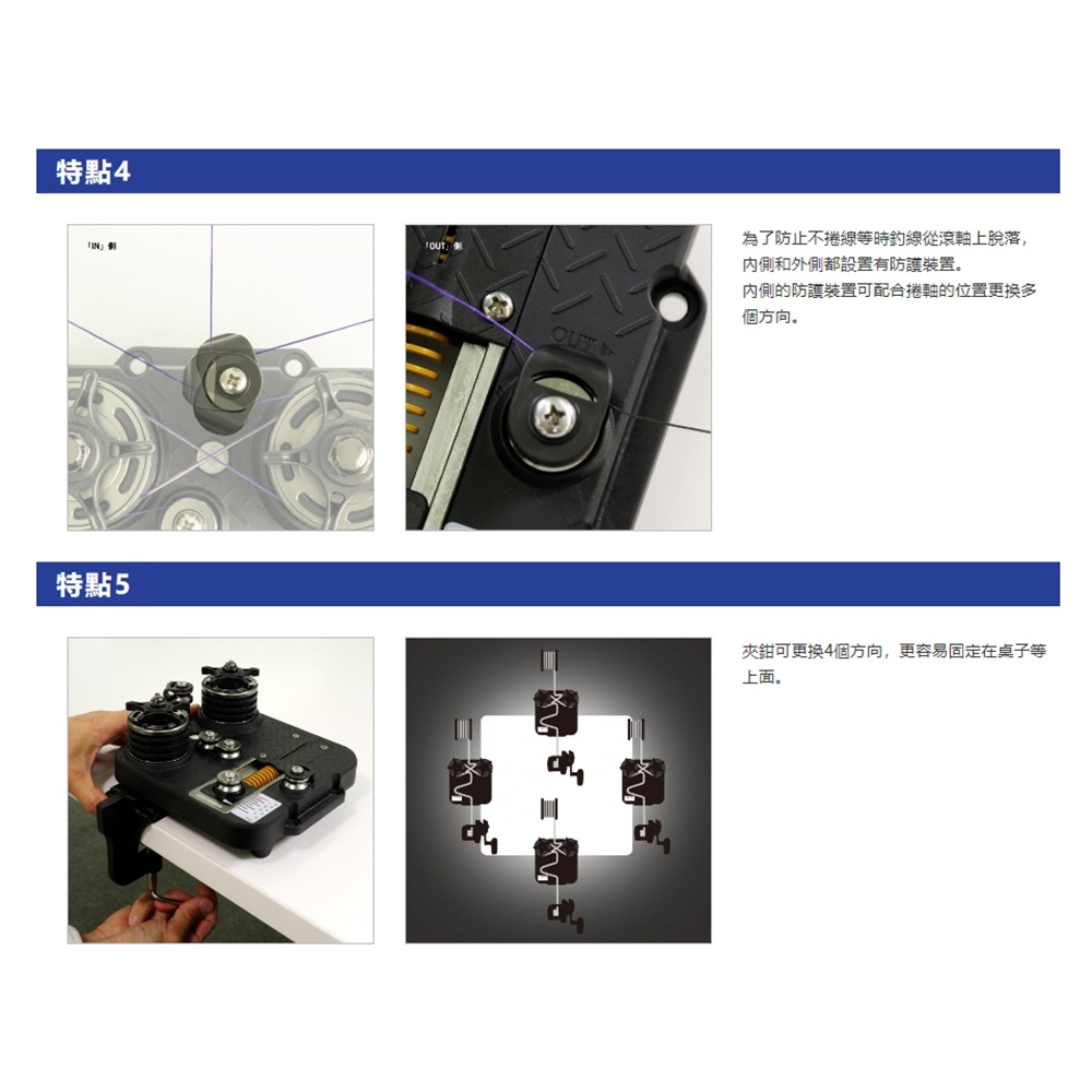 中壢鴻海釣具《DAIICHISEIKO》 第一精工 整線器 釣線張緊器-細節圖4