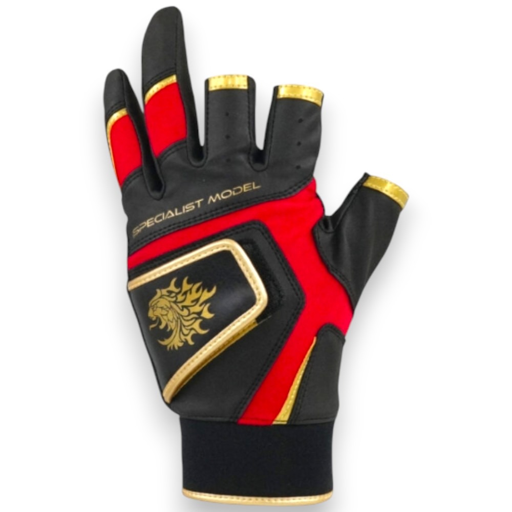 中壢紅海釣具【SUNLINE】SUG-240 金獅3指釣魚手套 (25年秋冬款)-細節圖6