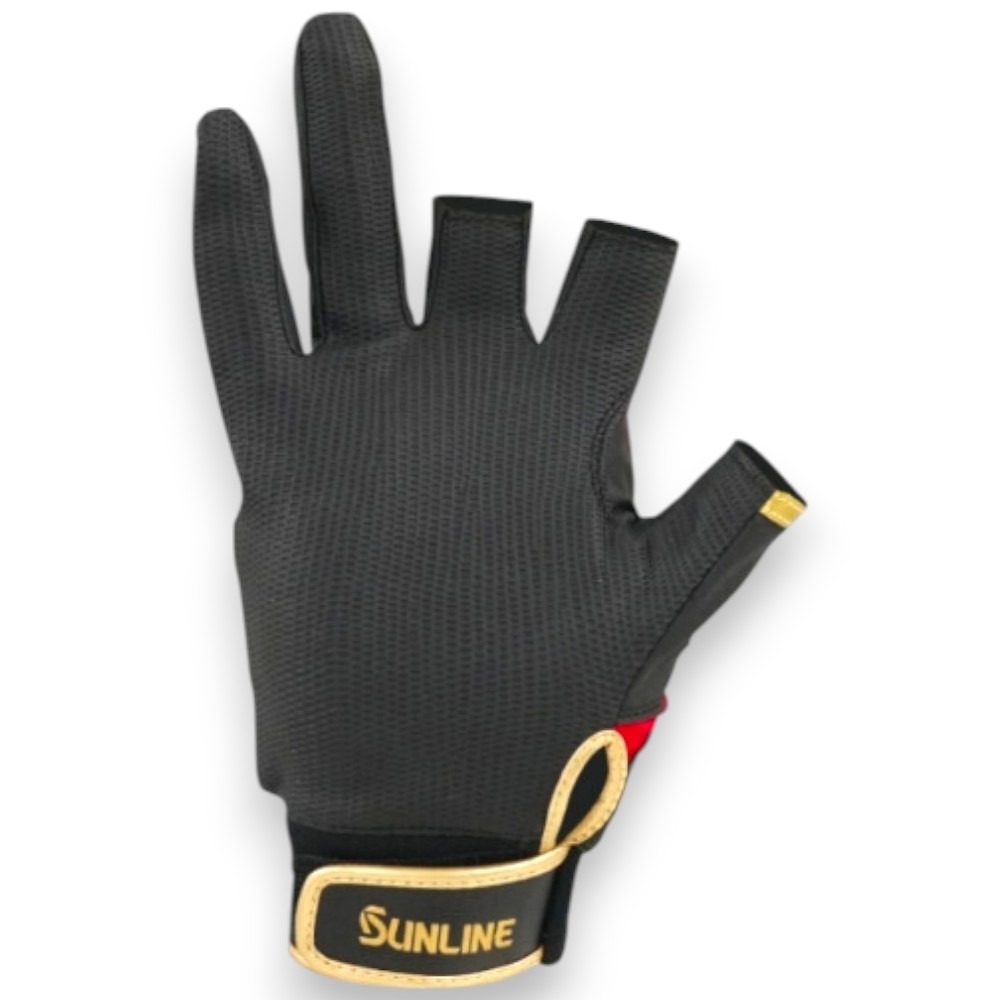 中壢紅海釣具【SUNLINE】SUG-240 金獅3指釣魚手套 (25年秋冬款)-細節圖7