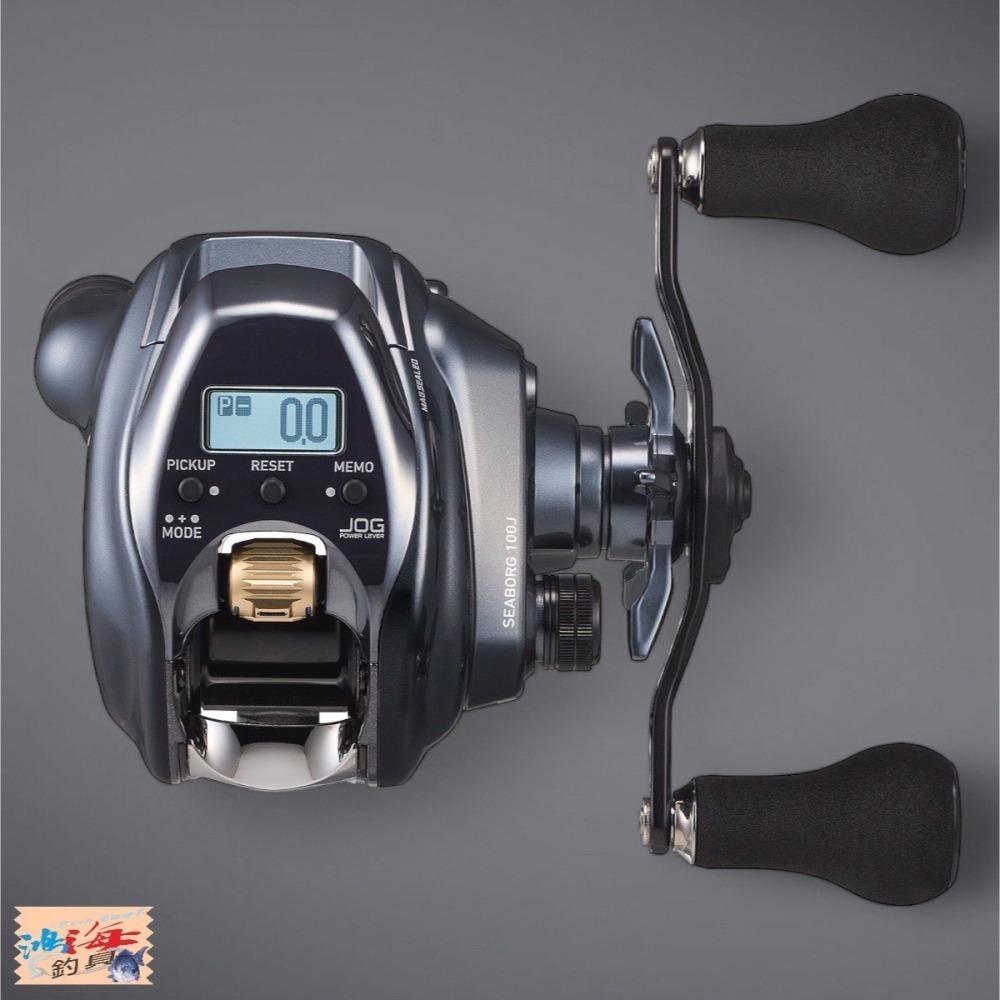 中壢紅海釣具【DAIWA】SEABORG 100J 小型電動捲線器 PE1號300米 船釣白帶魚透抽竹筴魚-細節圖4