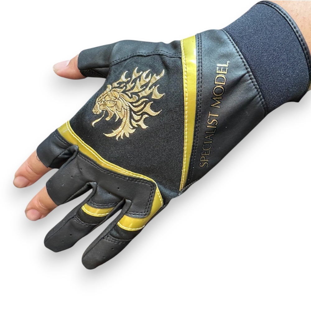 中壢紅海釣具【SUNLINE】SUG-238 金獅三指釣魚手套-細節圖8