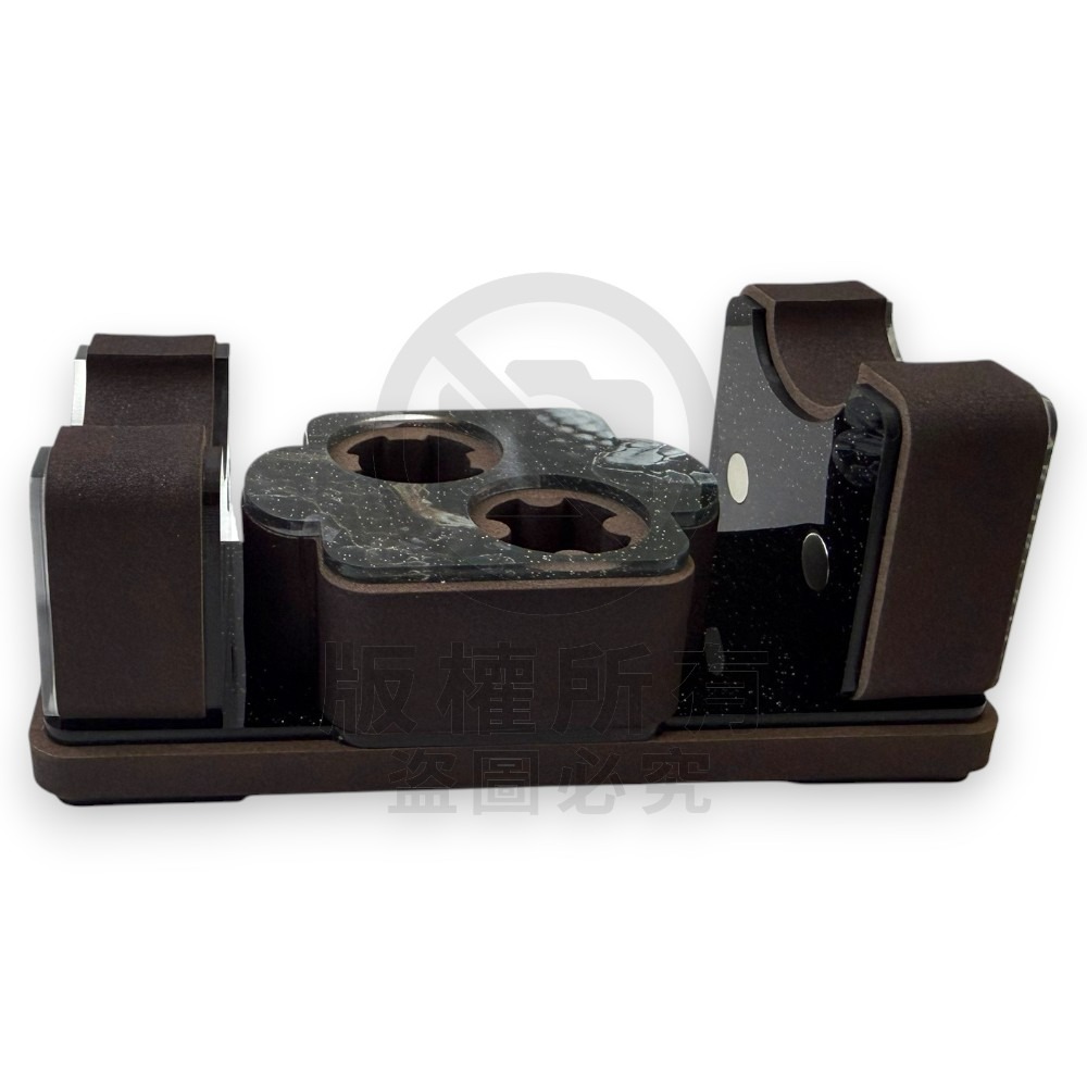 中壢紅海釣具【Mustad】羽流 金蛇 赤蟒 黃金蟒 磁吸置竿架組(雙孔新版)-細節圖2