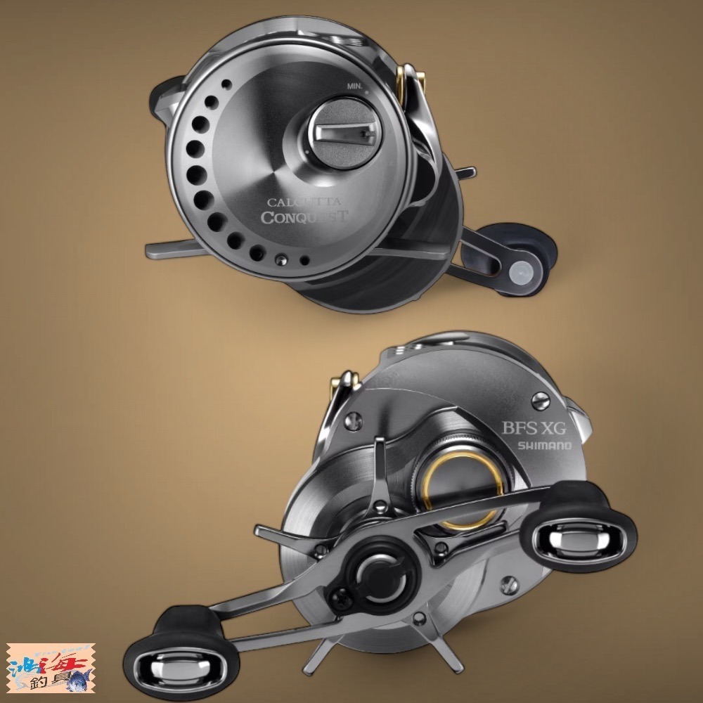 紅海釣具企業社《SHIMANO》 CT CONQUEST BFS  黑康 兩軸鼓式捲線器(23年款)-細節圖2
