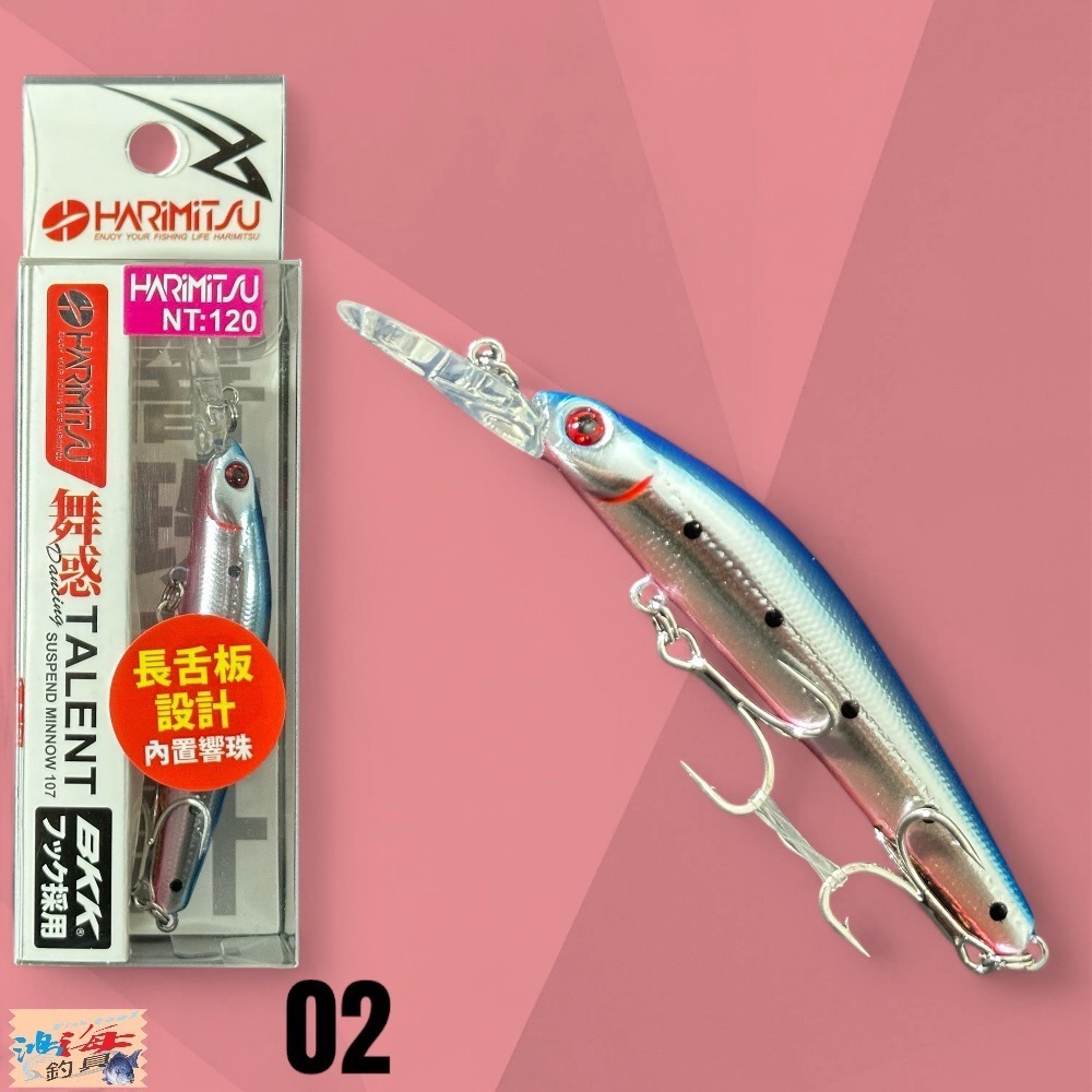 中壢鴻海釣具【HARiMitsu】舞惑(米諾)107-72mm/5.7g 路亞假餌-細節圖4