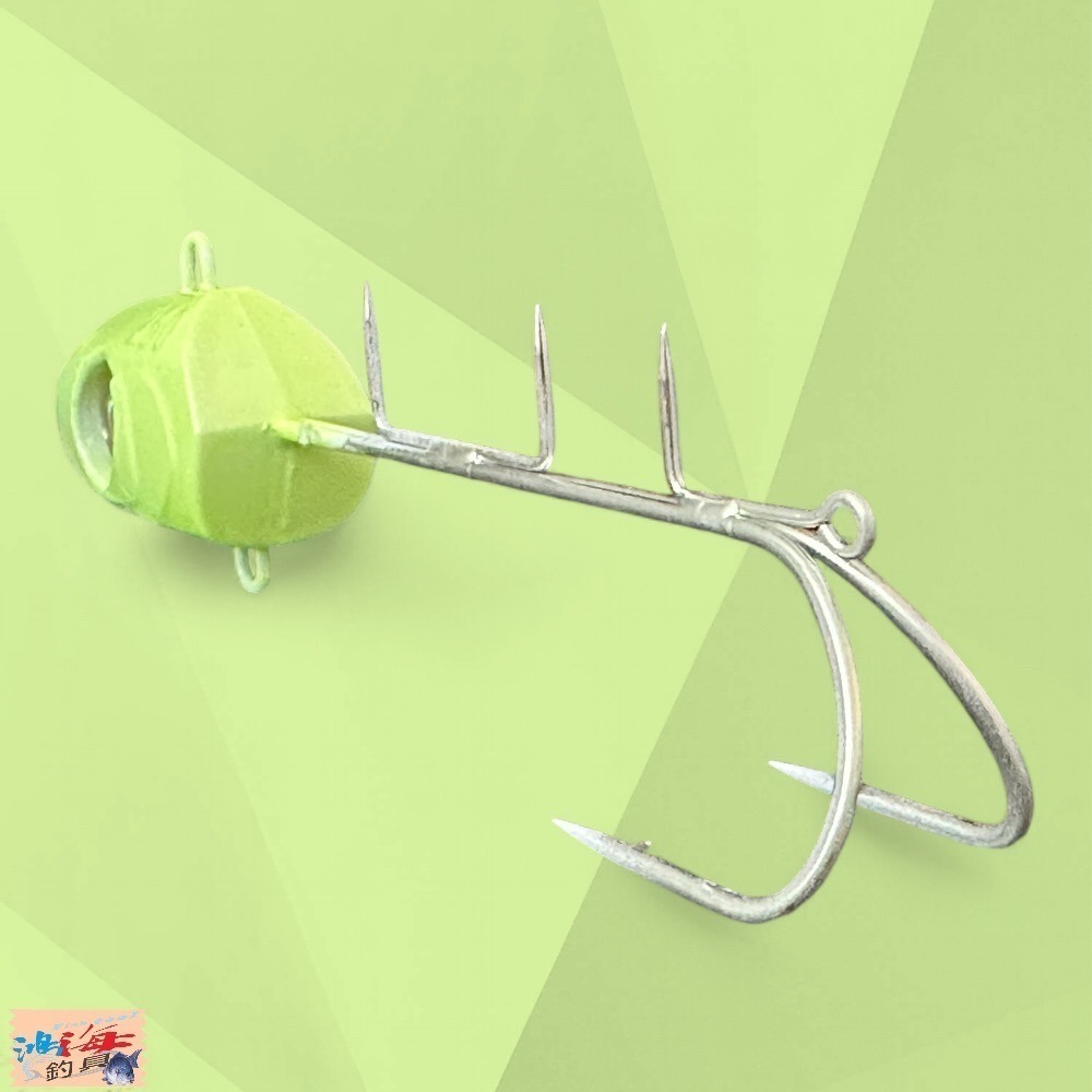 中壢鴻海釣具 電子LED 入水亮魚眼 天亞 雙鉤天亞頭 船釣白帶 (單眼)-細節圖4