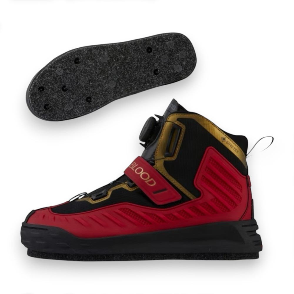 紅海釣具企業社【SHIMANO】 FS-140X GORE-TEX LIMITED PRO/FIRE BLOOD 防滑鞋-規格圖11