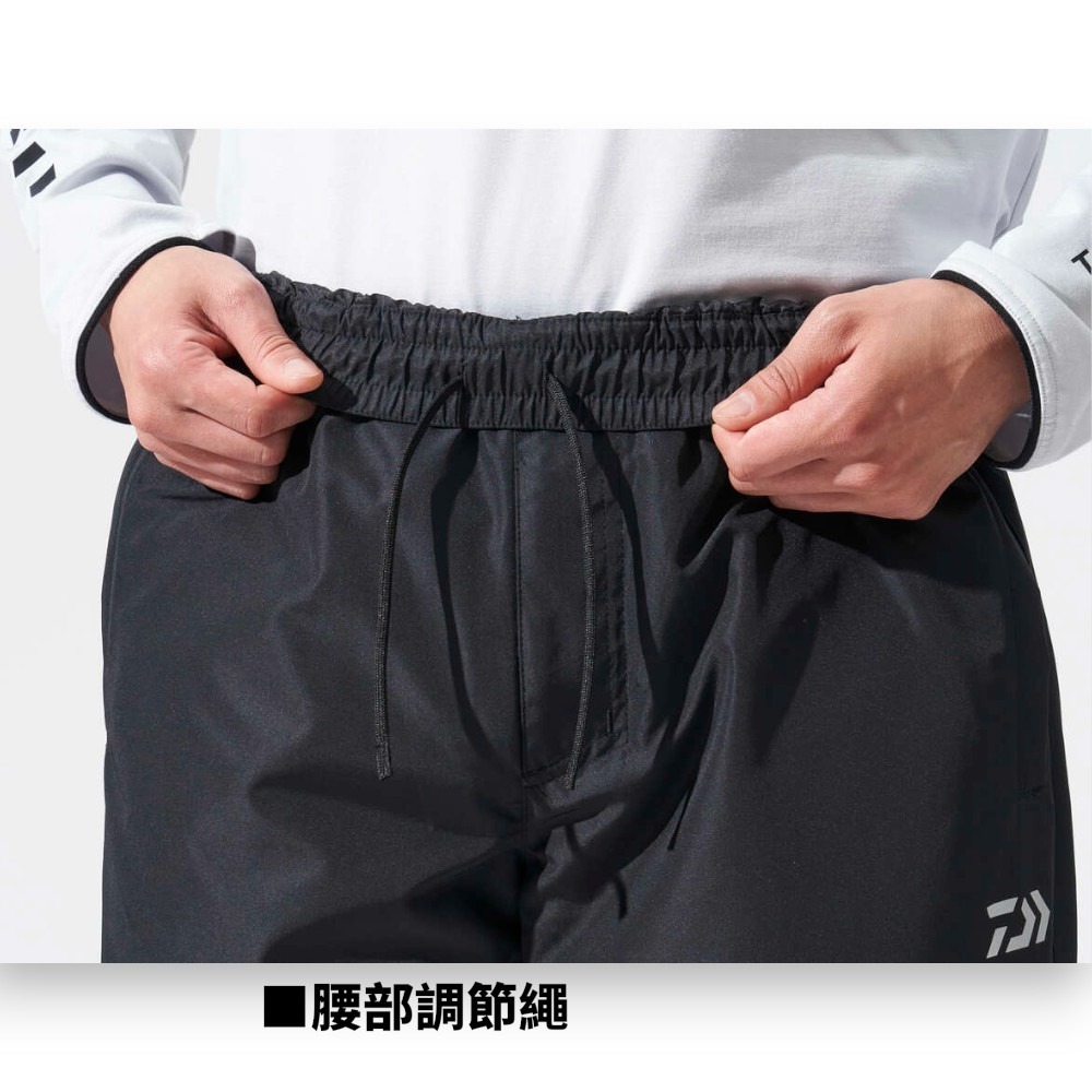 中壢紅海釣具【DAIWA】 DI-5524 黑色防潑水保暖釣魚套裝 (24秋磯款)-細節圖8