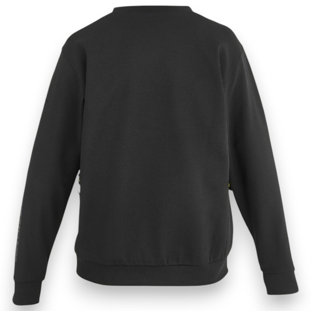 中壢鴻海釣具【gamakatsu】GM-3756 刺繡logo保暖圓領運動衫 (24秋冬款)-細節圖6