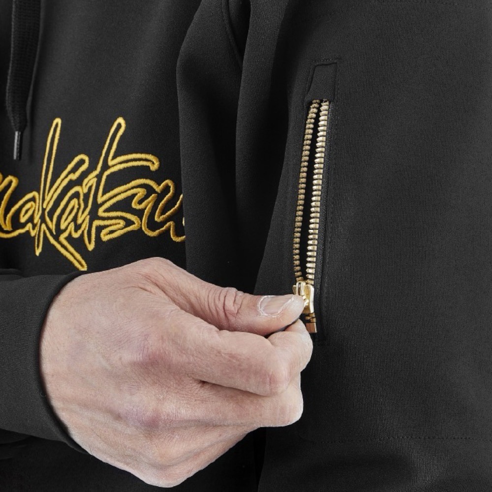 中壢鴻海釣具【gamakatsu】GM-3756 刺繡logo保暖圓領運動衫 (24秋冬款)-細節圖7