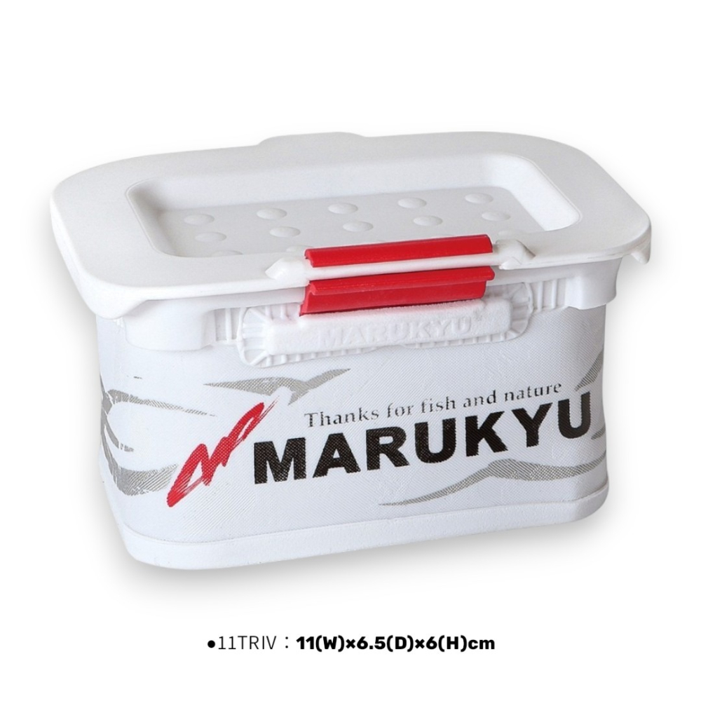 中壢紅海釣具【MARUKYU】TRIV 11/13/15 南極蝦盒 餌盒 釣餌盒 誘餌桶 配件盒-細節圖3