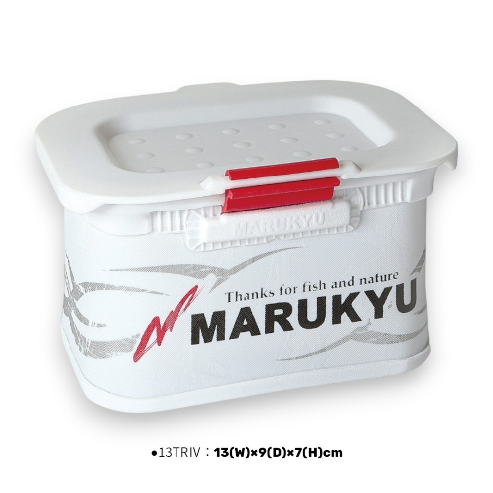 中壢紅海釣具【MARUKYU】TRIV 11/13/15 南極蝦盒 餌盒 釣餌盒 誘餌桶 配件盒-細節圖4