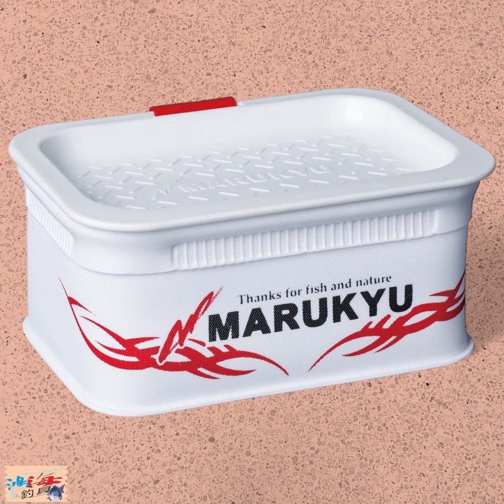 中壢鴻海釣具【MARUKYU】14EX 南極蝦盒 餌盒 置物盒-細節圖3