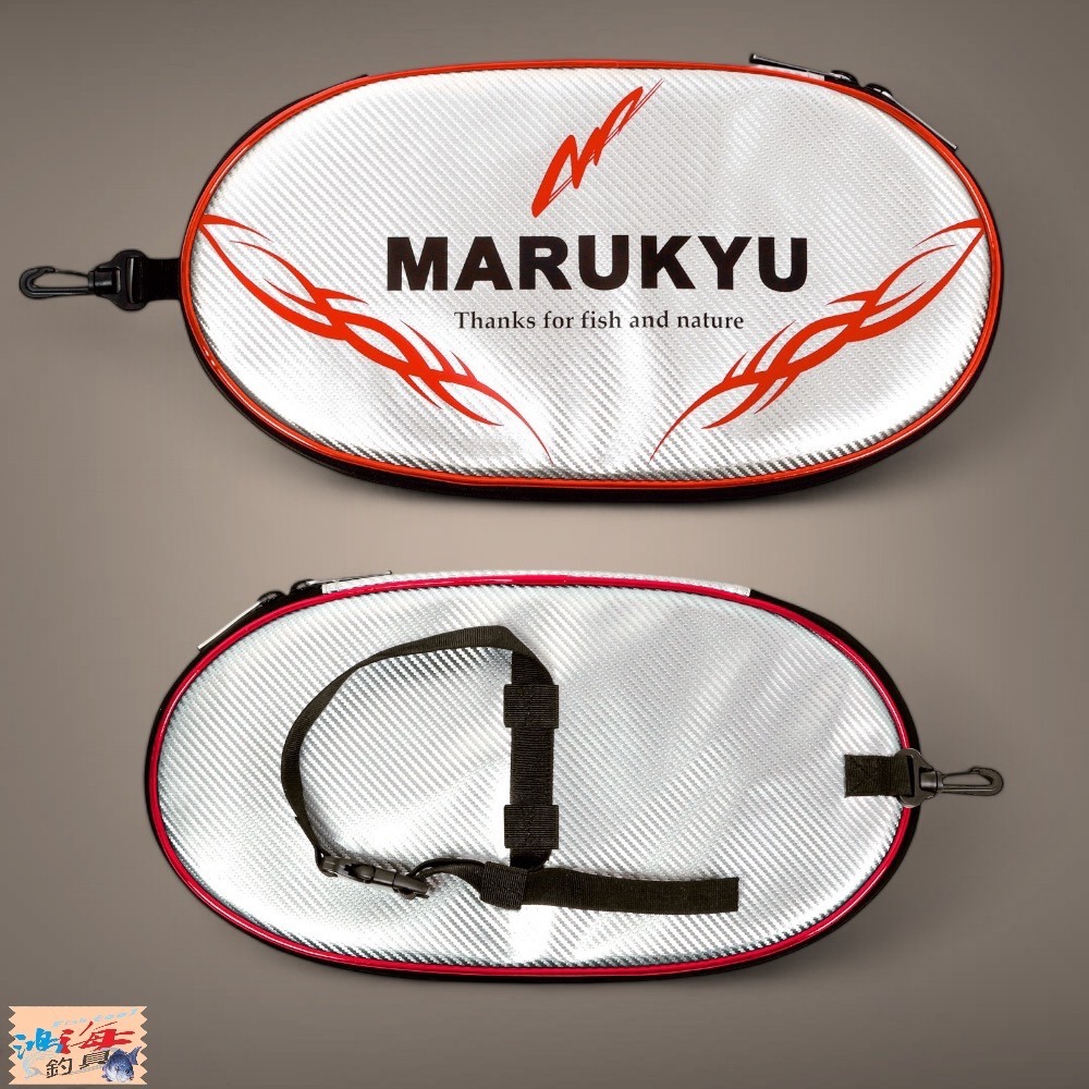 中壢鴻海釣具【MARUKYU】タモ枠ケースTR-01 磯玉網袋 保護套-細節圖3