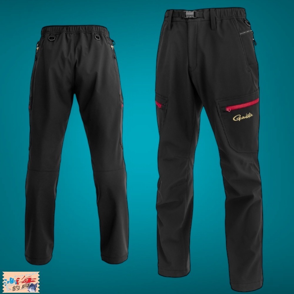 紅海釣具企業社【gamakatsu】 GM-3754 彈性防潑水釣魚褲 (24秋冬款)-規格圖9