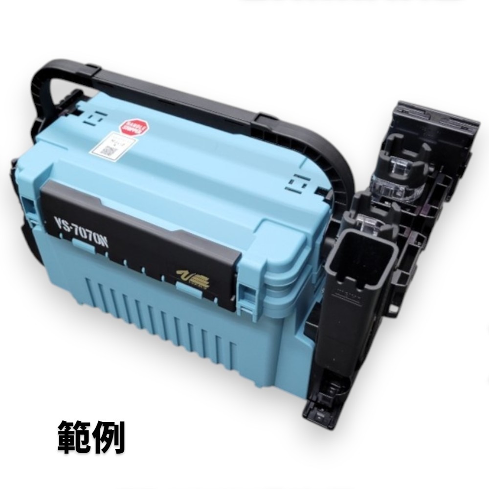 中壢鴻海釣具【MEIHO】明邦 VS-7070 VS-7070N 工具箱 (黑綠色/黑色)-細節圖5