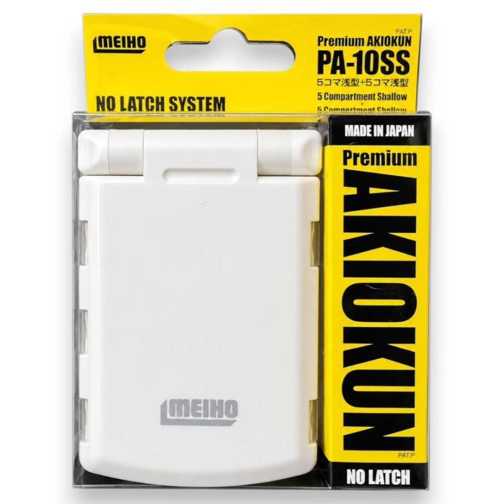 中壢紅海釣具【MEIHO】明邦 PA-10SS 零件盒 5格淺型配件盒 日本製 釣魚收納盒 魚鉤盒 咬鉛盒 小物盒-細節圖2