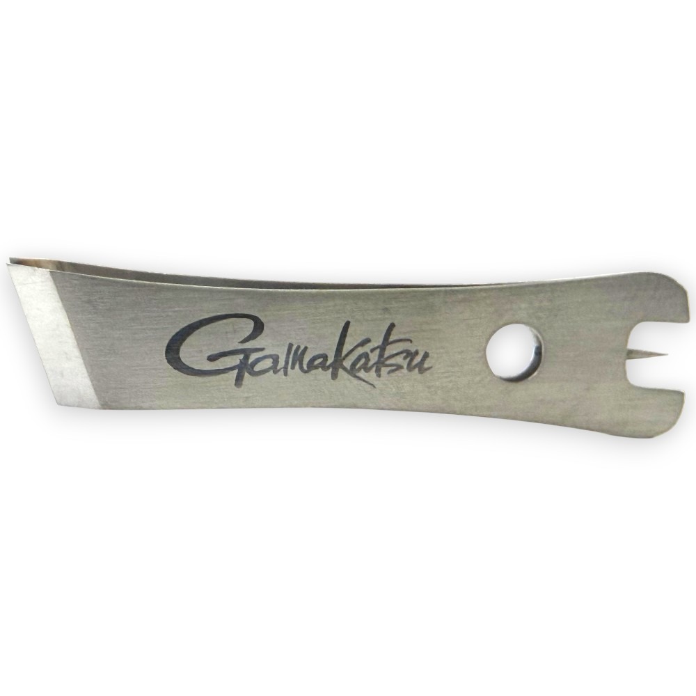 中壢鴻海釣具【gamakatsu】GM-2613  (斜刃) 銀色（BLACK WORKS）子線剪(24年款)-細節圖2