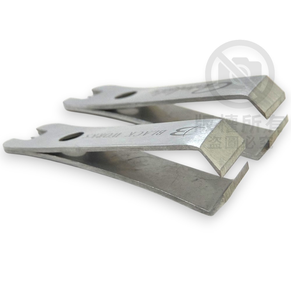 中壢鴻海釣具【gamakatsu】GM-2613  (斜刃) 銀色（BLACK WORKS）子線剪(24年款)-細節圖5