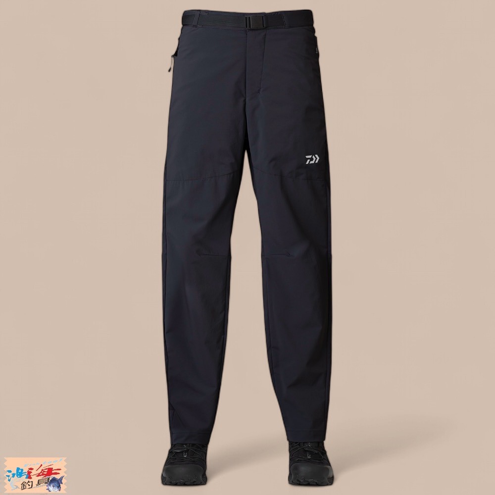 紅海釣具企業社【DAIWA】 DP-2724 黑色釣魚長褲 (24年秋冬款)-細節圖2
