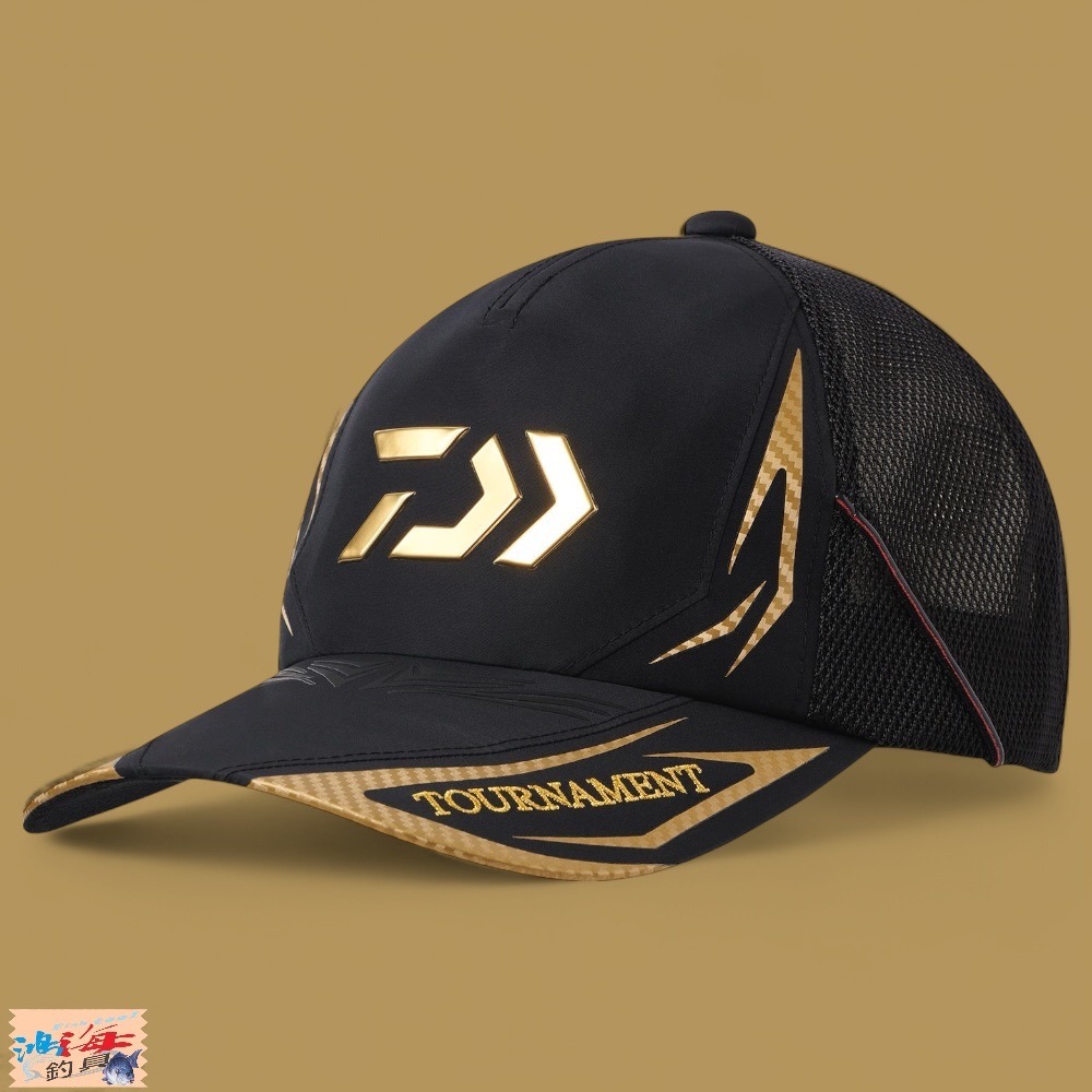 紅海釣具企業社【DAIWA】DC-1224TW TOURNAMENT 透氣釣魚帽-半網帽 FREE (24年款)-規格圖7