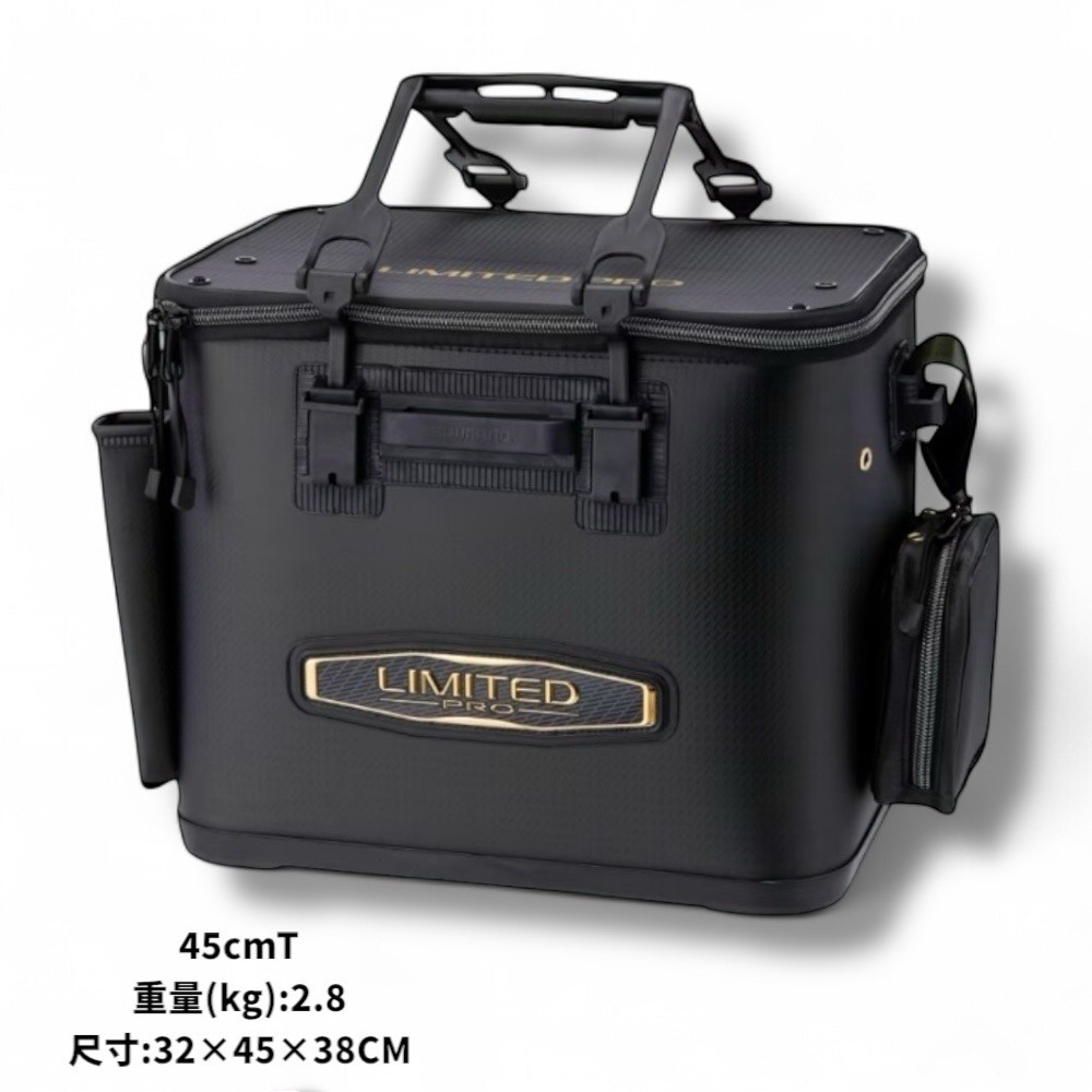 紅海釣具企業社【SHIMANO】BK-121X LIMITED PRO FIRE BLOOD 活魚桶(24秋磯款)-規格圖9