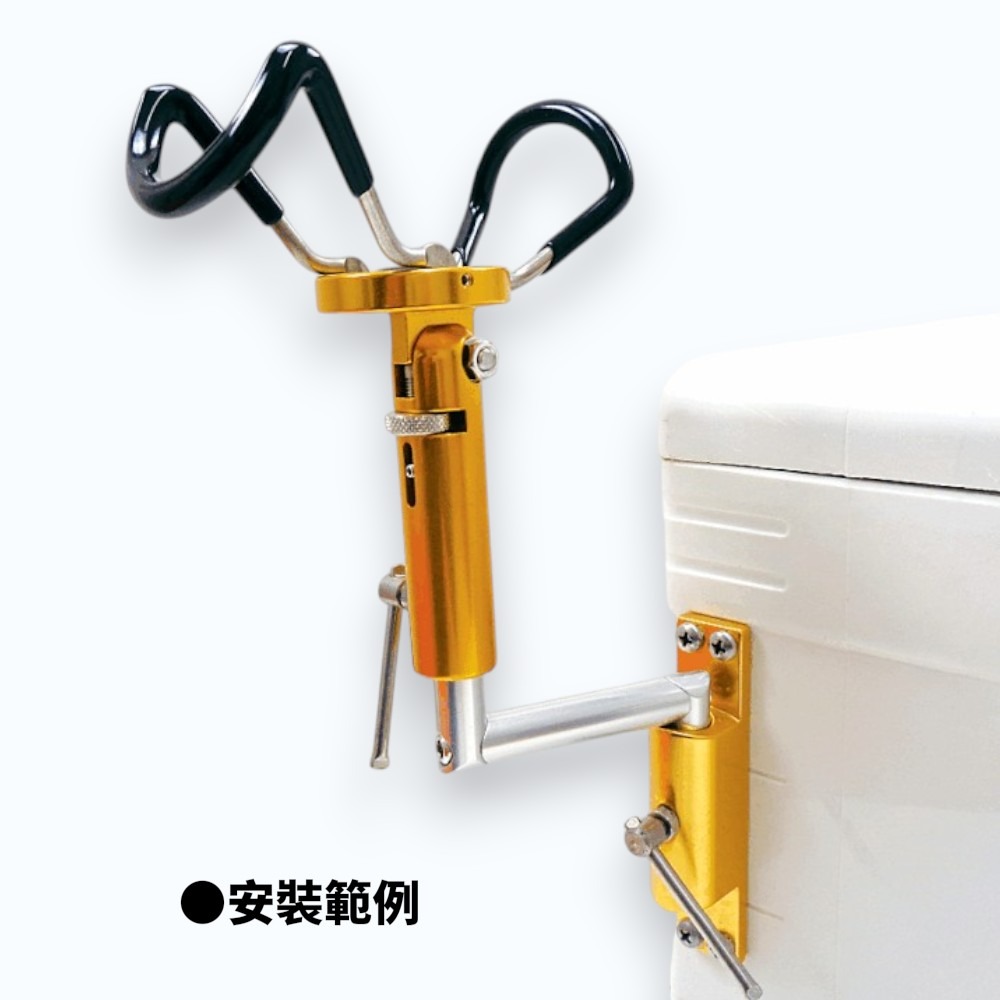 中壢紅海釣具【TSuriMusha】釣武者 竿受 置竿架 竿受頭 冰箱底座-細節圖3