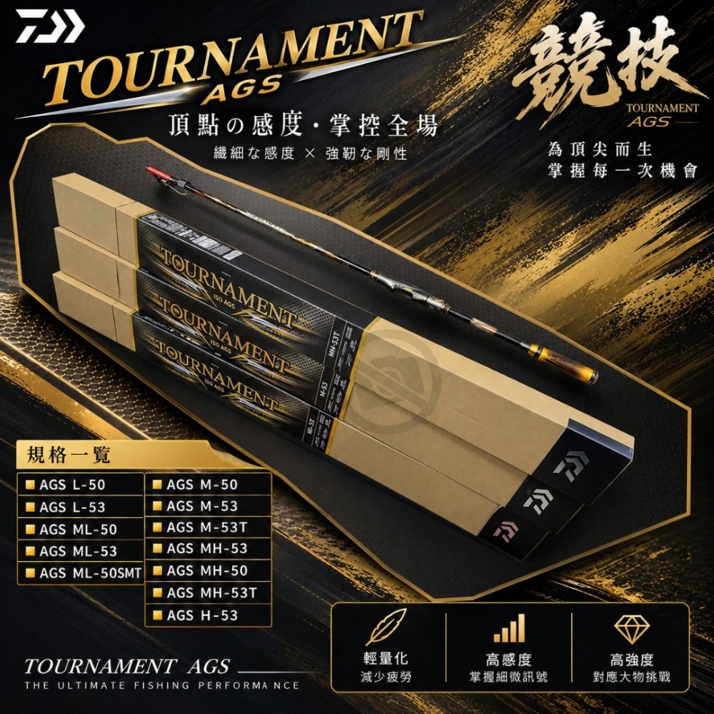 紅海釣具企業社【DAIWA】TOURNAMENT ISO AGS 白金蟒 磯釣竿(24年秋磯款)-規格圖11