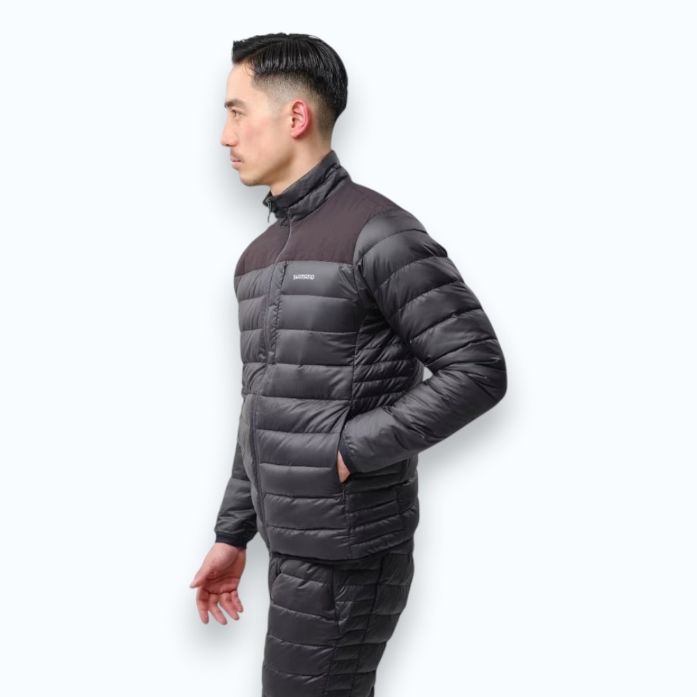 紅海釣具企業社【SHIMANO】WJ-012X 黑色羽絨外套(24秋磯款) 防寒保暖釣魚外套 超輕量-細節圖4