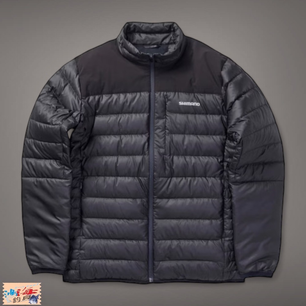 紅海釣具企業社【SHIMANO】WJ-012X 黑色羽絨外套(24秋磯款) 防寒保暖釣魚外套 超輕量-規格圖10