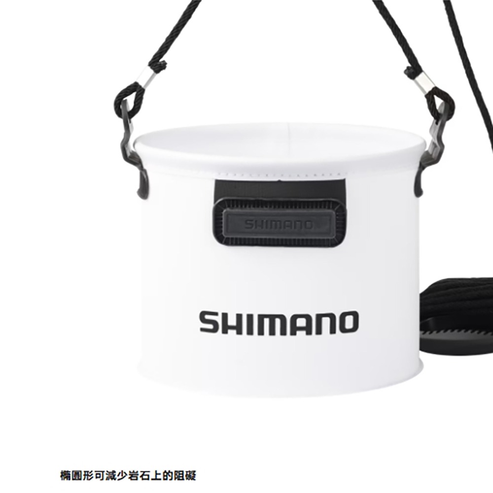 中壢鴻海釣具【SHIMANO】BK-053Q 全黑色取水桶(24秋磯款)-細節圖2