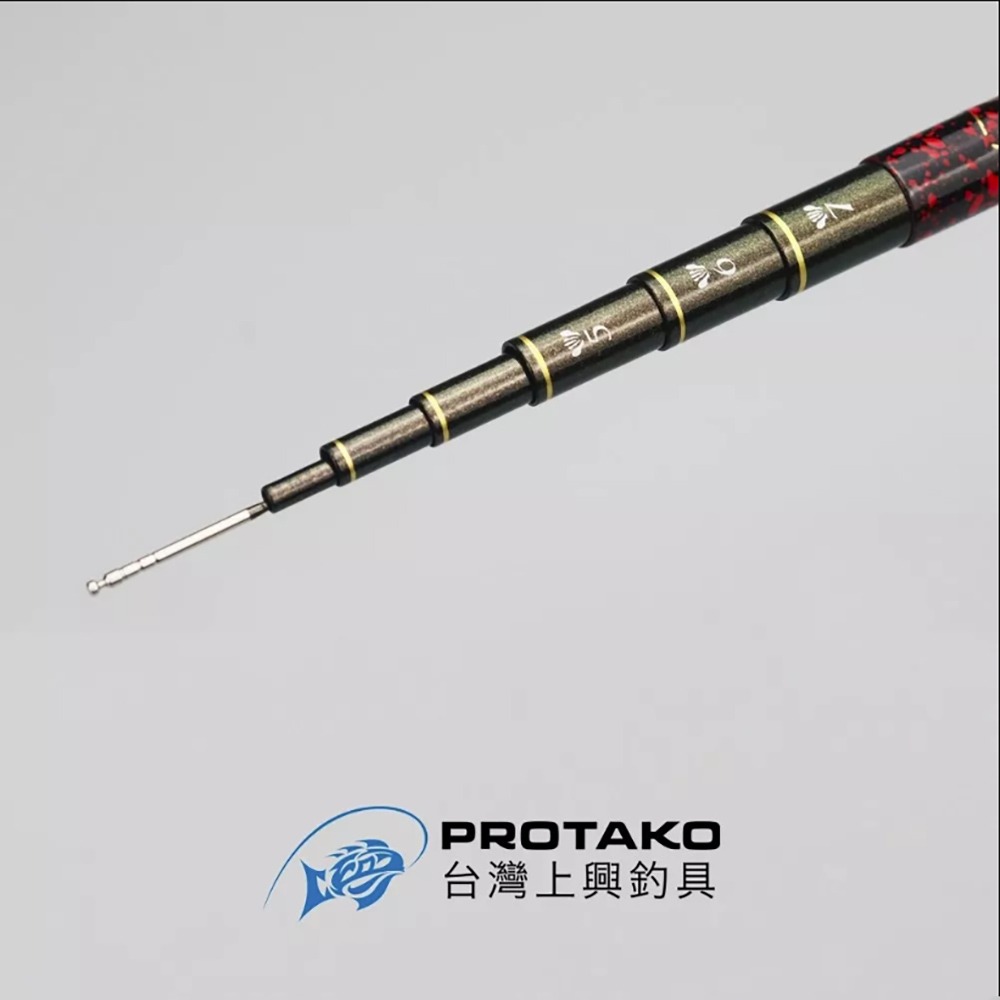 中壢鴻海釣具【上興】PROTAKO 蝦霸子特仕版 4/5/6/7 5/6/7/8 蝦竿 釣蝦竿-細節圖4
