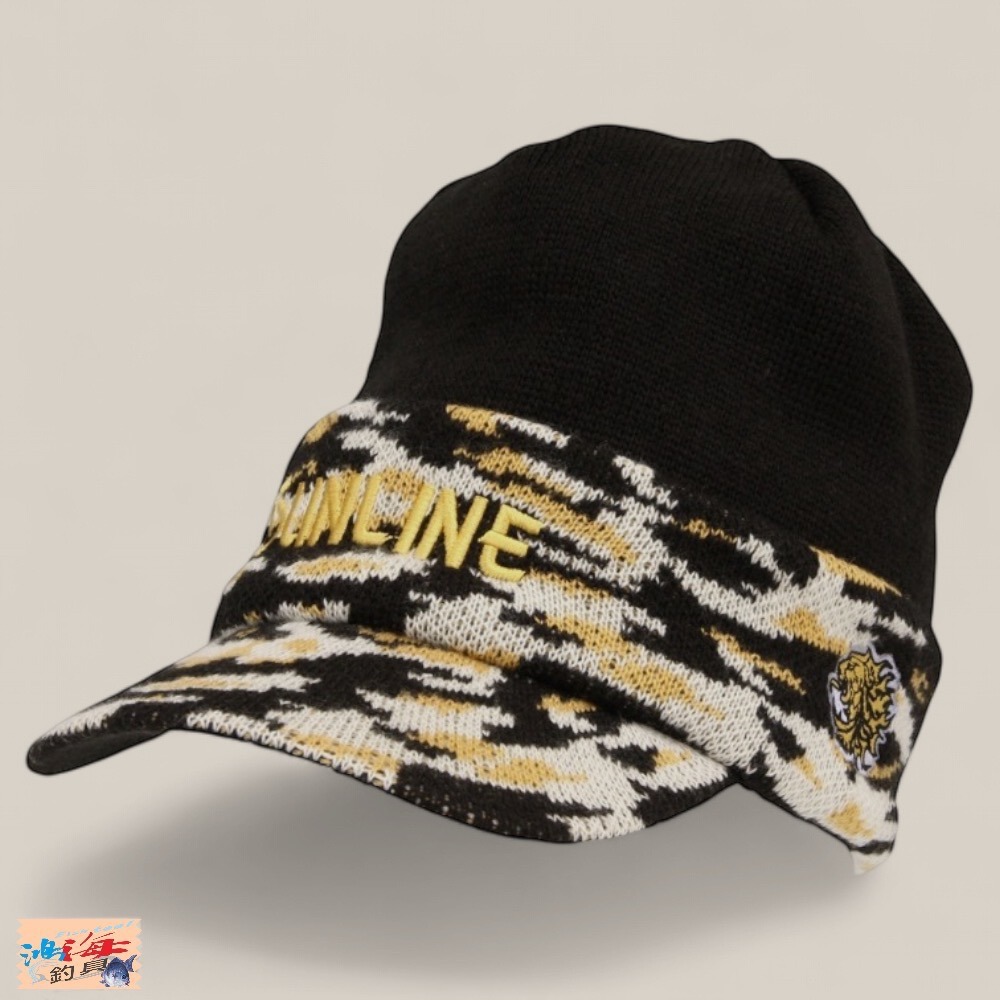 中壢鴻海釣具【SUNLINE】 CP-5161 刺繡針織帽 保暖帽 (24年秋磯款)-規格圖6