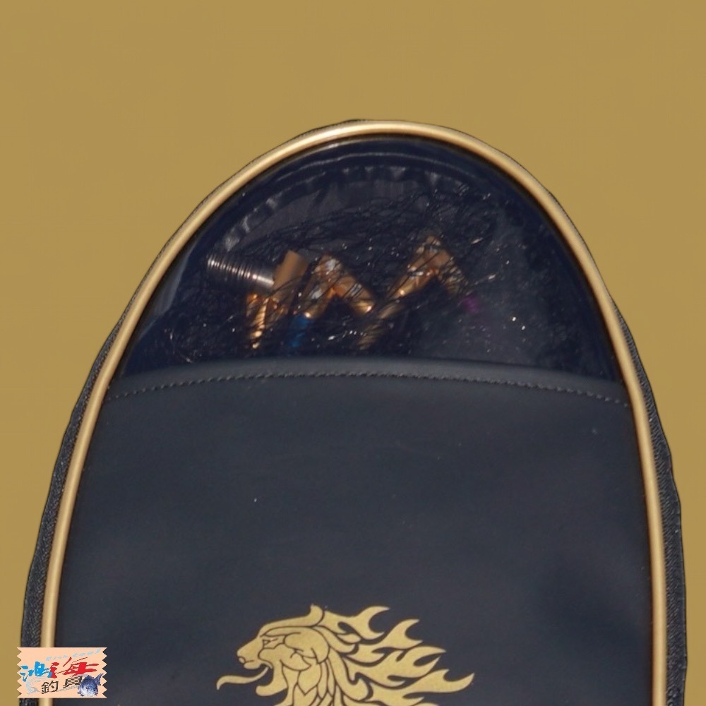 中壢鴻海釣具【SUNLINE】SFB-0302 獅子LOGO網框收納袋 SFB-0301 獅子LOGO誘餌杓收納袋-細節圖5