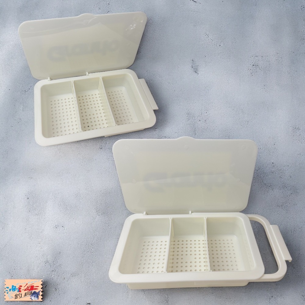 中壢鴻海釣具【TAKA】 Granrio 20-角 南極蝦盒 誘餌盒-細節圖5
